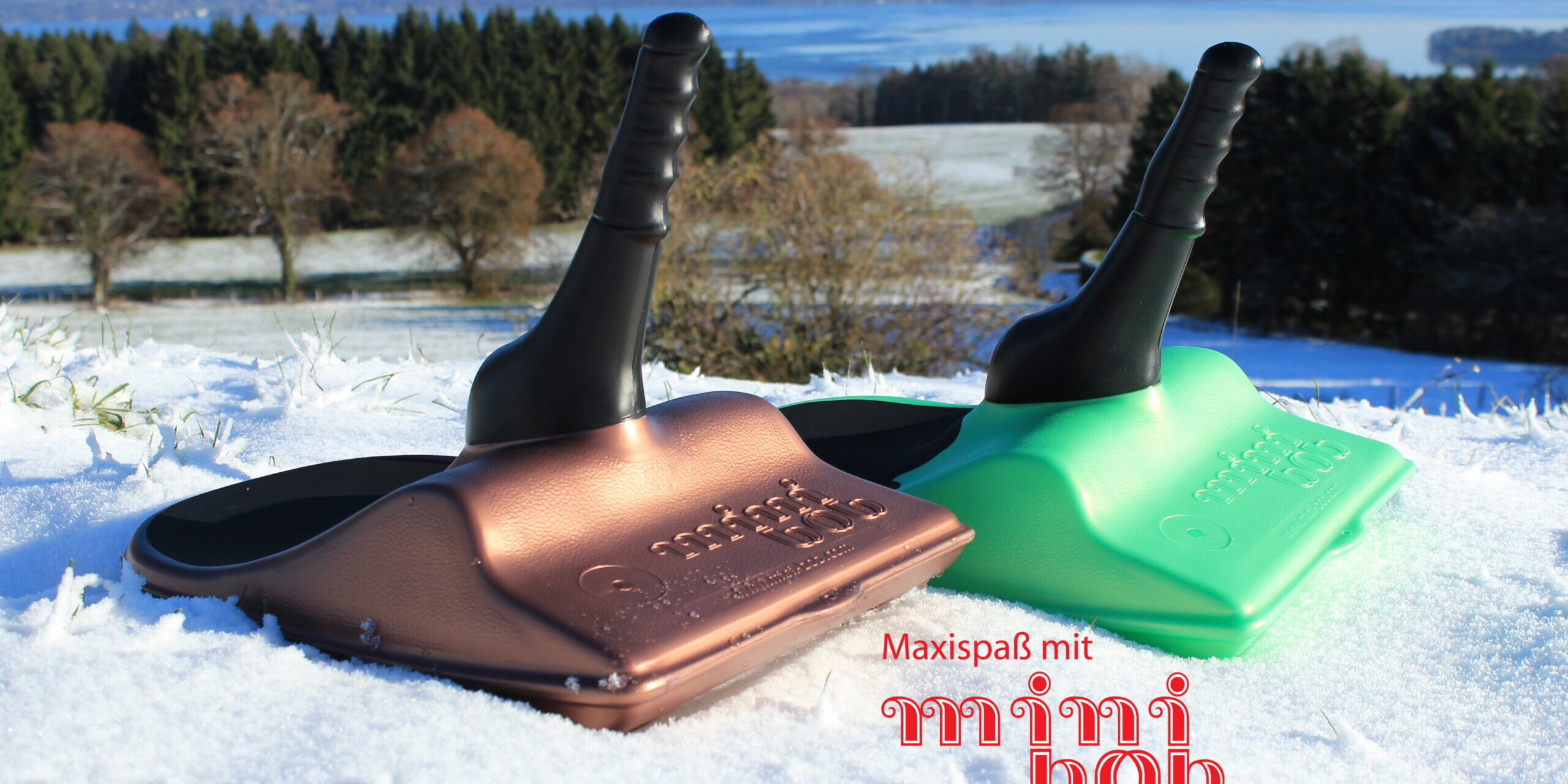 mini bob in Bronze und Grün