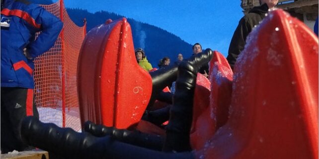 Zipflbob-nightcross Zipflbob Salzburg Crossrennen bei Nacht