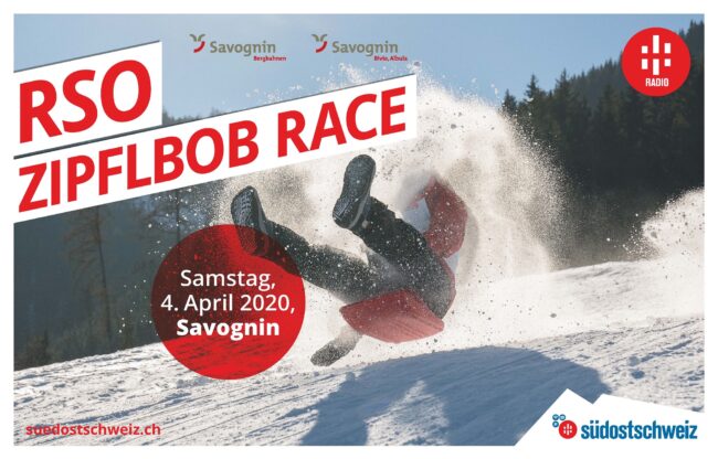 RSO Zipflbob Race 2020 Zipfelbob Rennen Savognin Schweiz 2020
