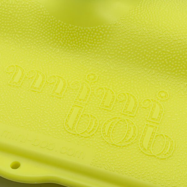 Original mini bob Logo leuchtgelb
