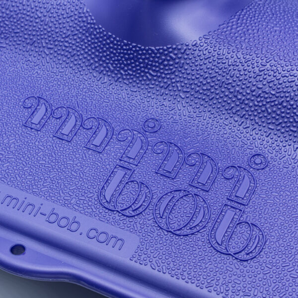 mini bob Logo perlviolett